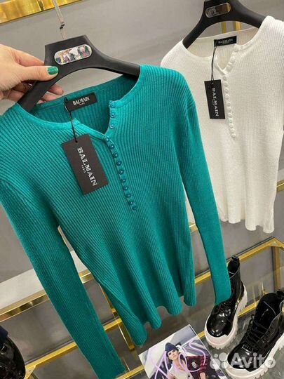 Джемпер лонг с пуговичками 42-46