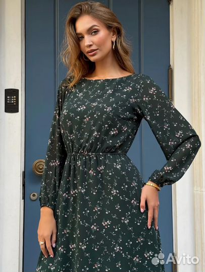 Платье женское шифон 54 новое