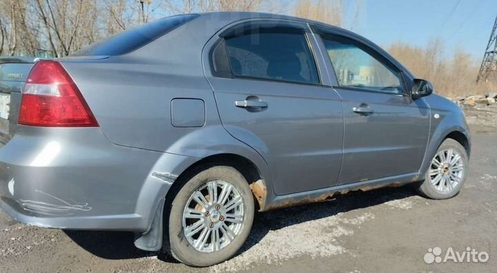 Дверь задняя правая на chevrolet aveo т250 седан