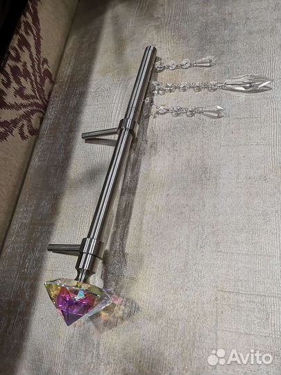 Наконечник с кристаллами Swarovski для карниза