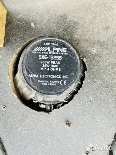 Обшивки Карты Лада Калина с аккустикой Alpine