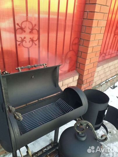 Коптильня-мангал,печь под казан