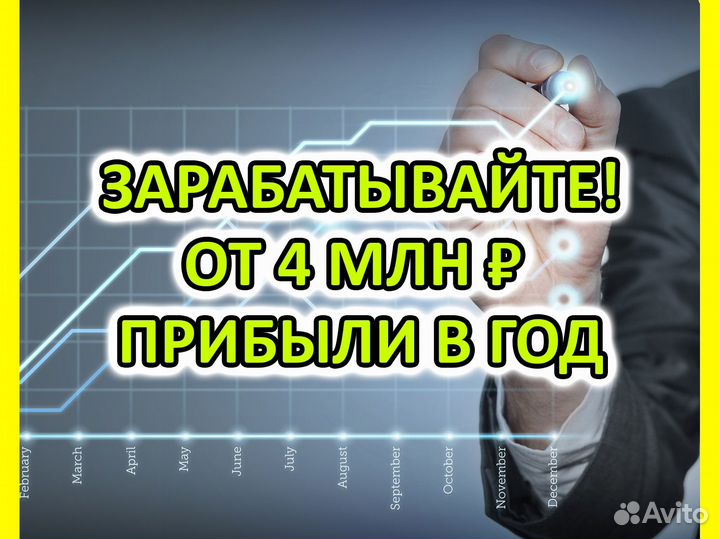 Франшиза с выручкой от 4 милионнов