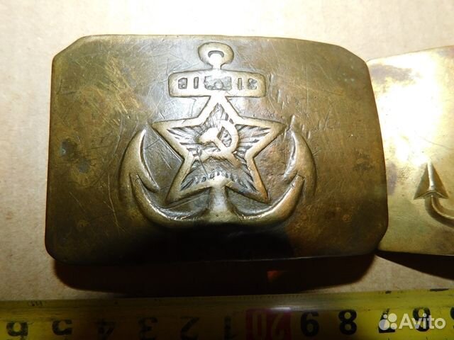 2 морские пряжки рккф и вмф СССР
