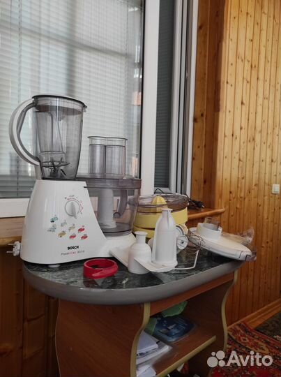 Кухон.комбайн bosch Power Mixx 800W+Соковыжималка