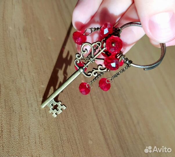 Брелок. Ручная работа. Ключ. Металл