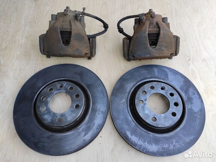 Суппорта диски 308мм на Opel Astra H Zafira B