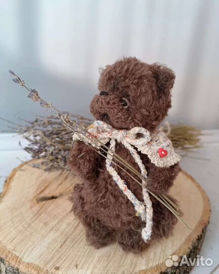 Миниатюрный мишка ручной работы