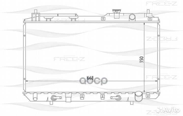 Радиатор KK0239 free-Z