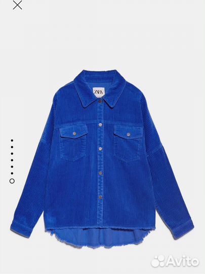 Вельветовая куртка zara