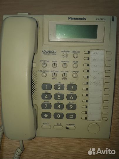 Гибридная Мини-атс KX-TEM824 + Panasonic KX-T7735
