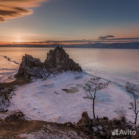 300 км по льду Байкала