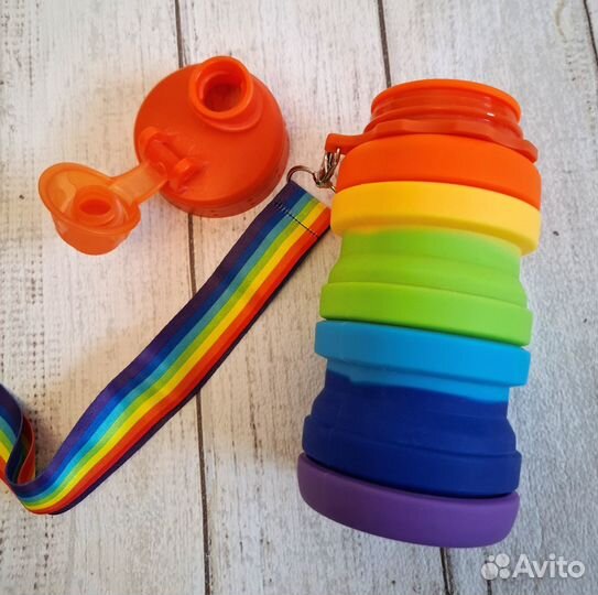 Бутылка для воды складная 500 мл