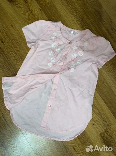 Детская рубашка для девочки 116