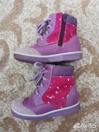 Ботинки демисезонные для девочки 25 размер