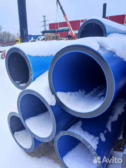 Труба пнд синяя