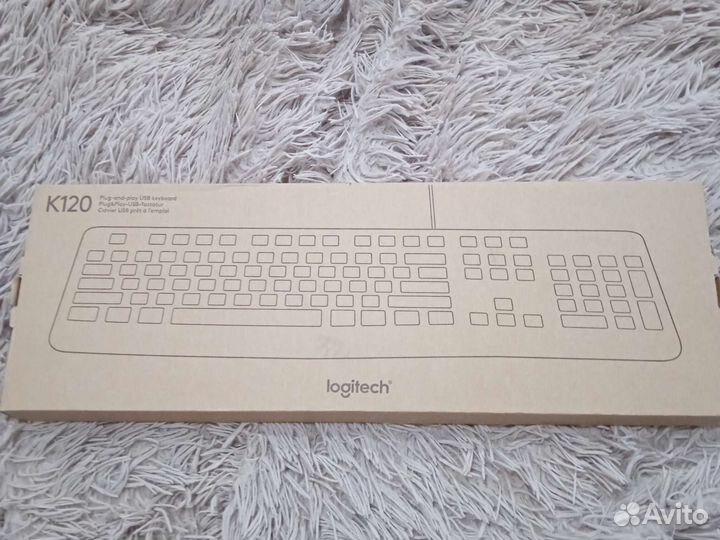 Клавиатура logitech k120. Не распокованная