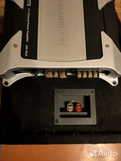 Сабвуфер и усилитель blaupunkt