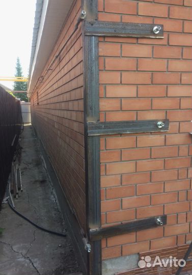 Стяжка дома от трещин