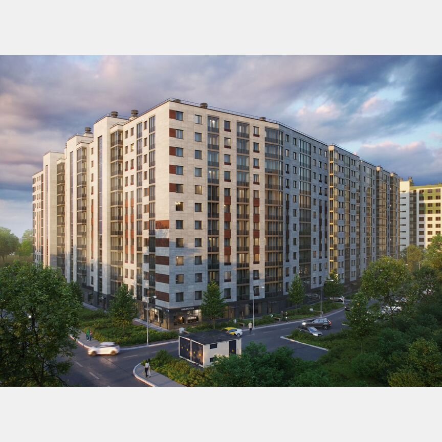 2-к. квартира, 46,7 м², 11/12 эт.