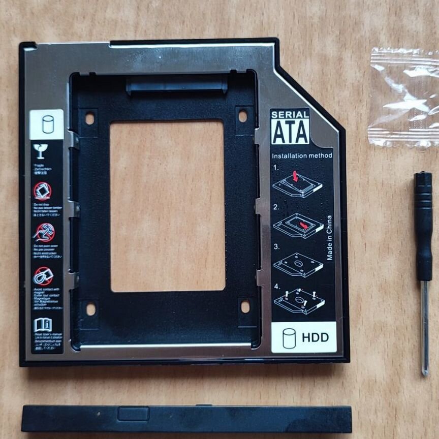 Переходник 9.5 И 12.7 Для Второго Ssd Или Hdd