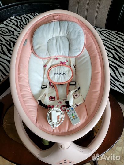 Шезлонг качели детские электрические