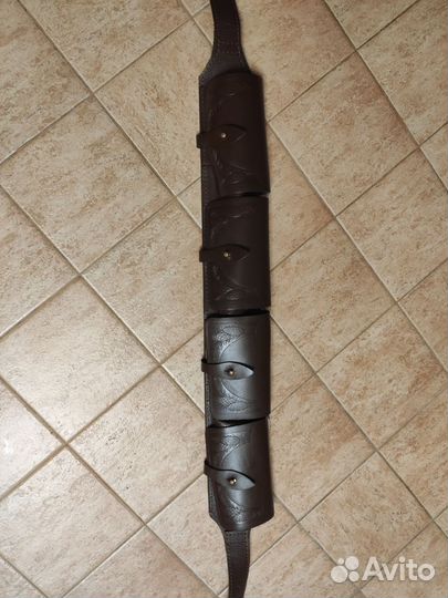 Кожаный патронташ