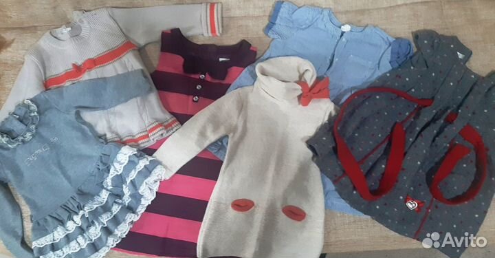Вещи на девочку (92 -104 см) пакетом