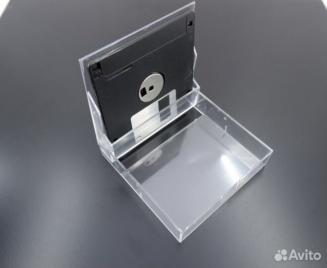Коробка для 5 дискет FDD 3.5 прозрачная