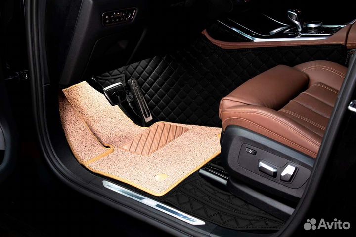 3D Коврики Range Rover Салон Багажник из Экокожи