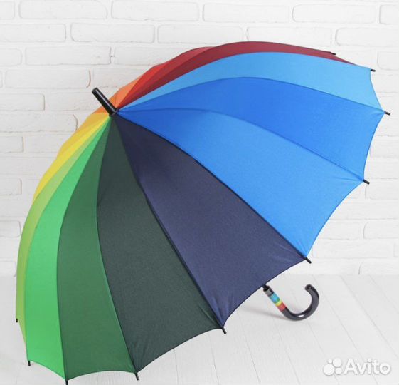 Зонт-трость Радужный
