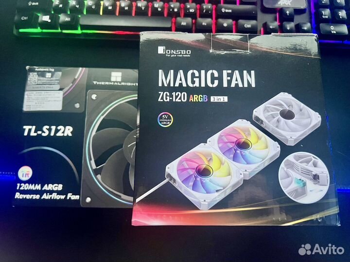 Jonsbo ZG-120 (3 шт., argb, белые)