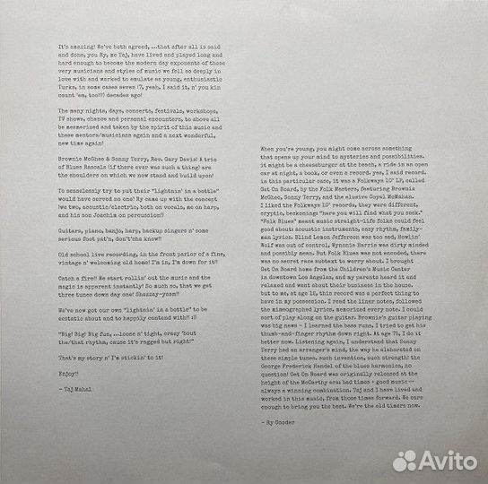 Винил Taj Mahal & Ry Cooder – Get On Board