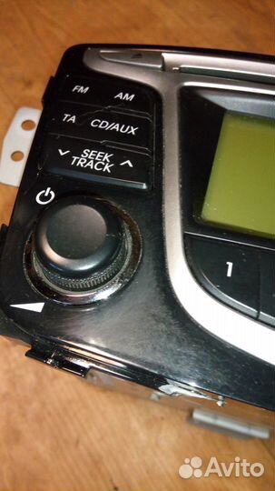 Штатная магнитола на Hyundai solaris 1 бу