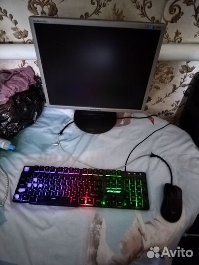 Игровой компьютер с монитором полный комплект