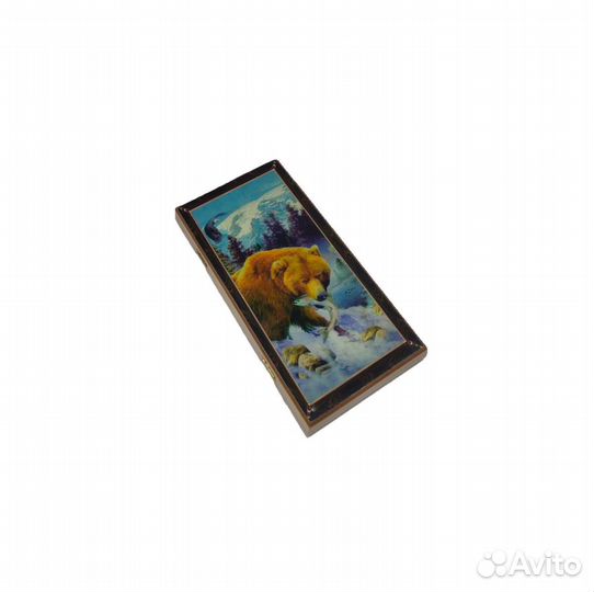 Нарды цветной рисунок (60x30 см)