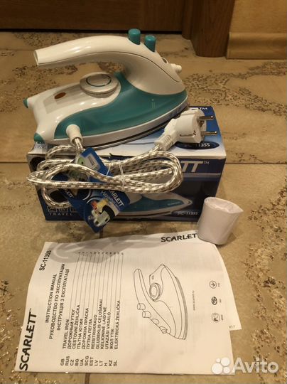 Дорожный утюг scarlett-sc-1135s