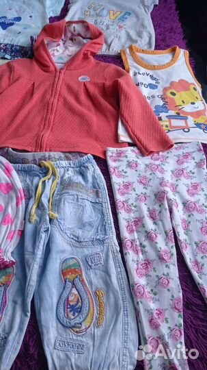 Одежда для девочки пакетом 2-4 года