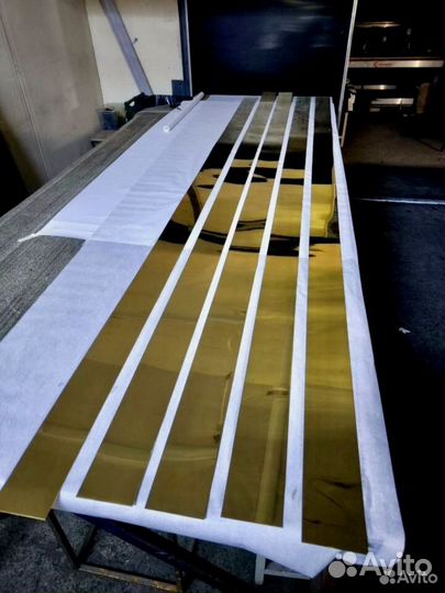 Полоса латунь полированная, вставка