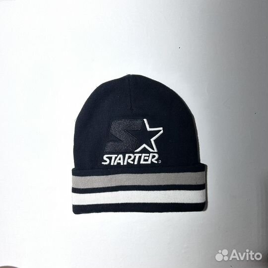 Шапка Starter Big Logo White/Black Hat Y2K