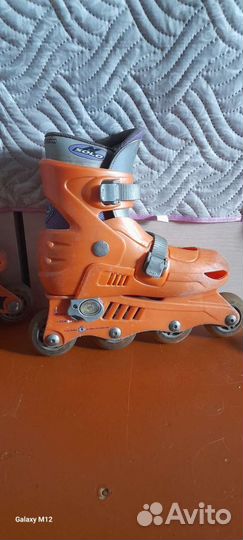 Роликовые коньки детские раздвижные