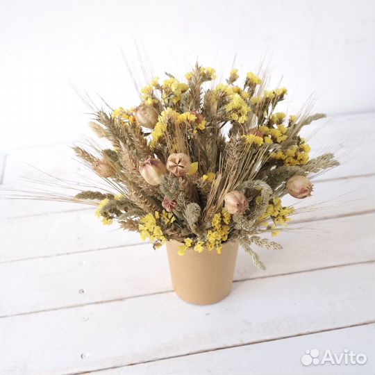 Мастер-класс из сухоцветов