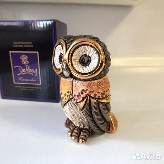 Статуэтка De Rosa Сова большая. Уругвай