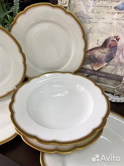 Шикарные антикварные тарелки. Франция