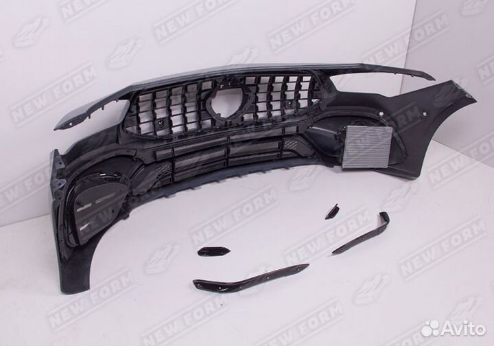 Бампер 45 AMG с решеткой Mercedes CLA