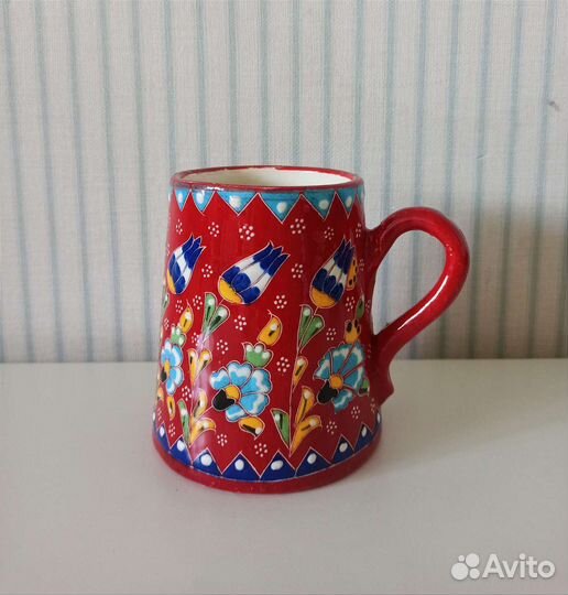 Керамическая кружка ручной работы