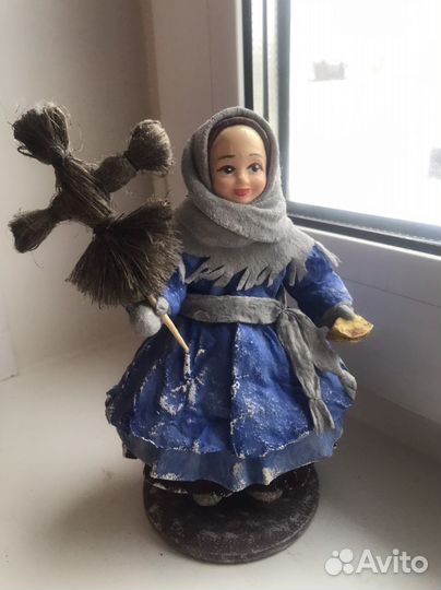 Ватная игрушка на празлник Масленица