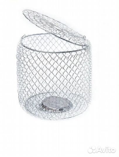 Кормушка металлическая оснащенная 1,5л