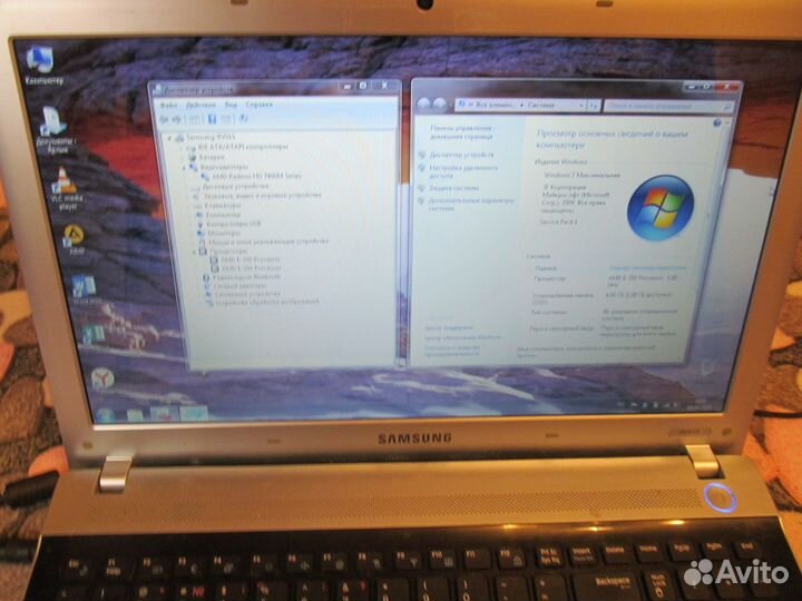 Ноутбук Samsung RV515 2 ядра, 4 гига, 320 гб