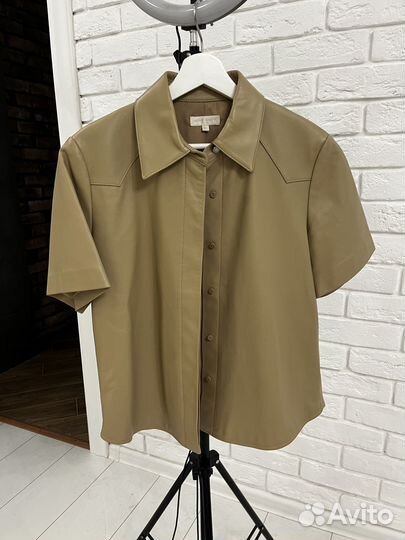 Рубашка Miss Sixty кожаная